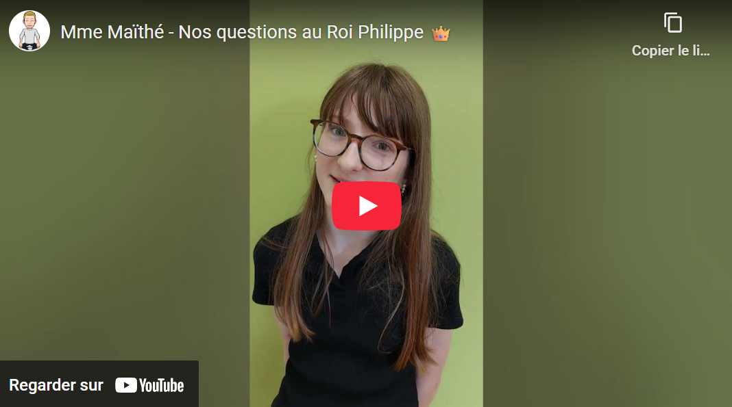 Nos questions au Roi Philippe (suite)