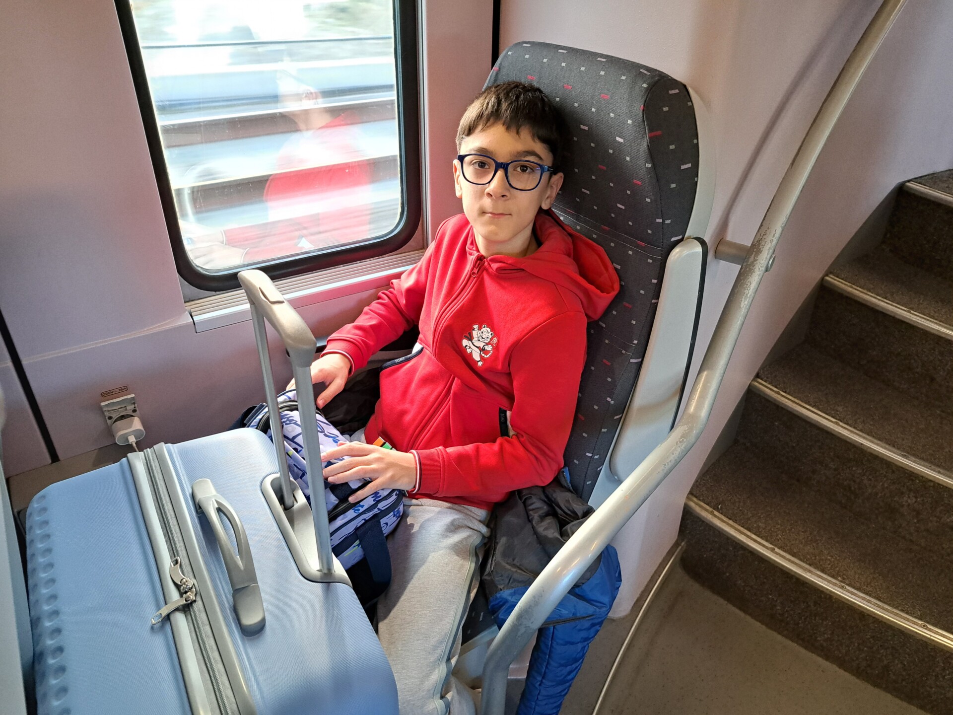 Arrivée des 5B et 6B à Sivry