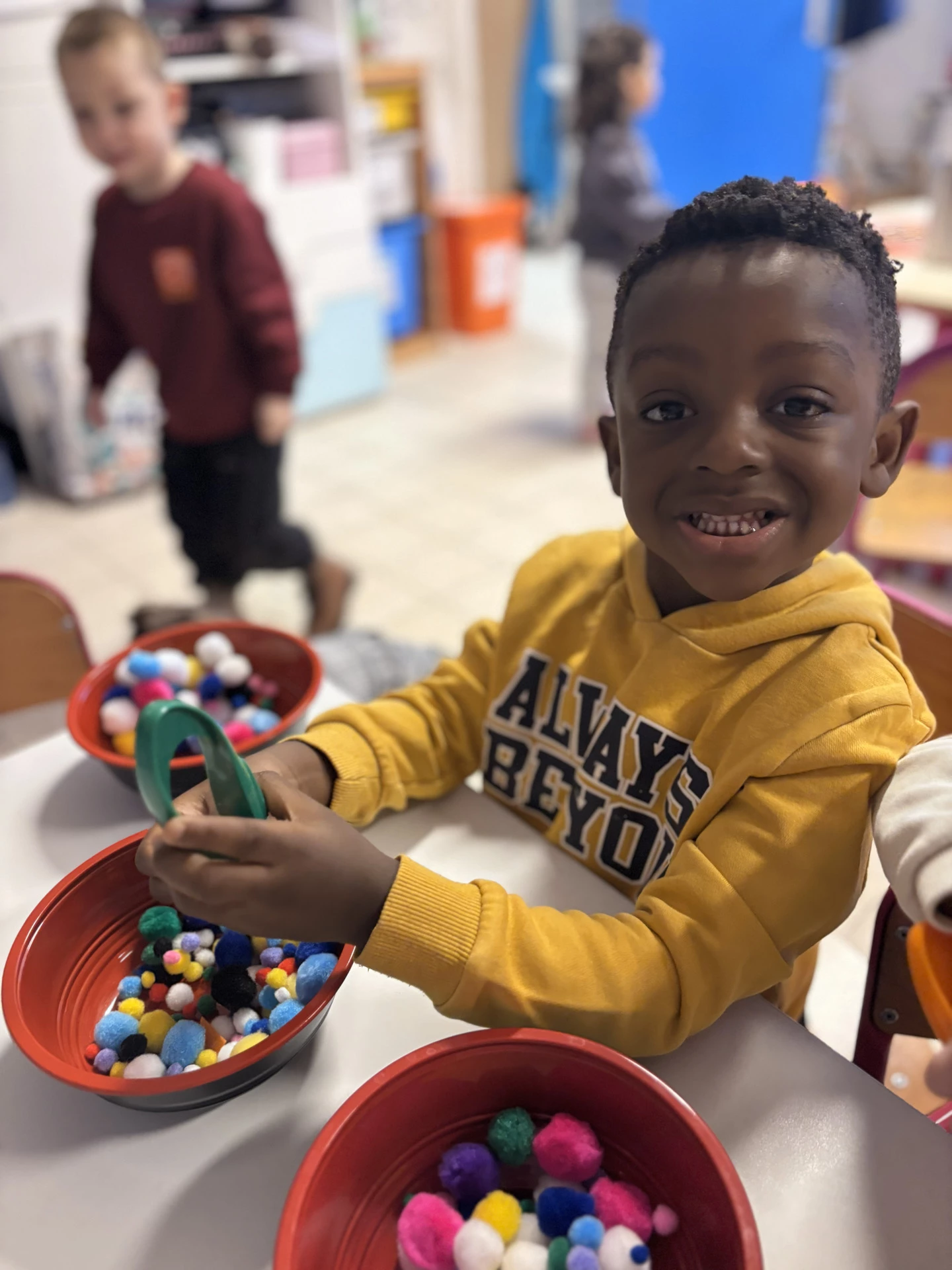 Atelier pour travailler la motricité fine