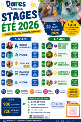 Stages d&rsquo;été 2026 à l&rsquo;École Notre-Dame de Lourdes