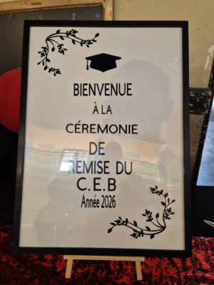 Remise des CEB pour nos élèves de 6ème primaire