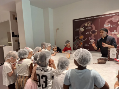 1ère C – une merveilleuse journée au musée du chocolat !