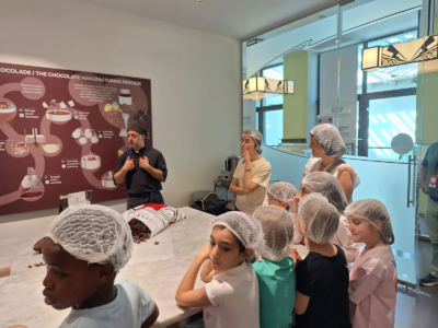 1ère C – une merveilleuse journée au musée du chocolat !