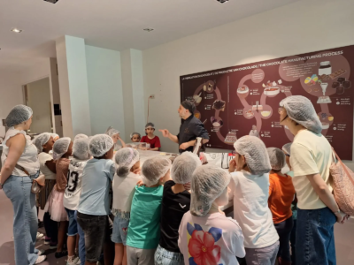 1ère C – une merveilleuse journée au musée du chocolat !