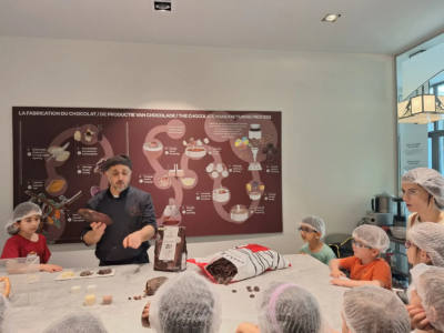 1ère C – une merveilleuse journée au musée du chocolat !