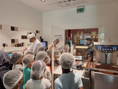 1ère C – une merveilleuse journée au musée du chocolat !