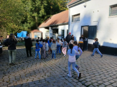 Les 3èmes C à la ferme pour enfants de Jette